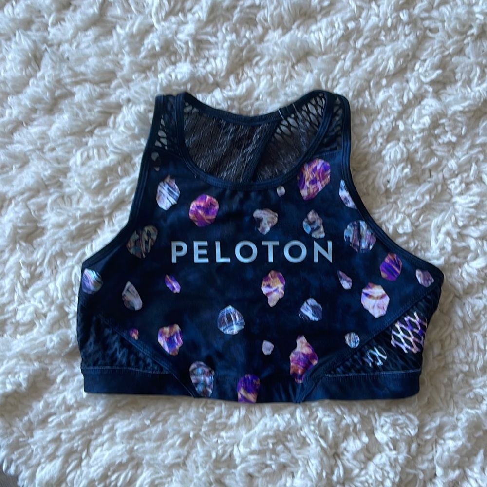 Peloton Asteroid high neck sports bra